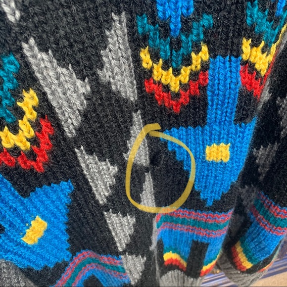 Vintage Proto Type 80s 90s Chunky Knit Sweater LG - Picture 4 of 4